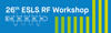 26th ESLS RF Workshop logo