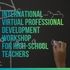 International virtual professional development workshop for high-school teachers logo