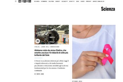 videata dell'articolo sul web