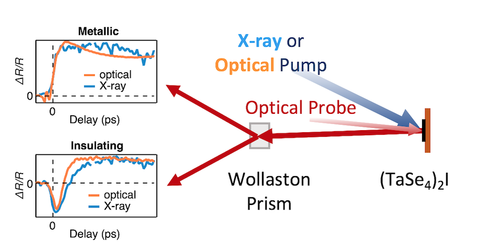 TOC-Figure FEL or optical pump measurements